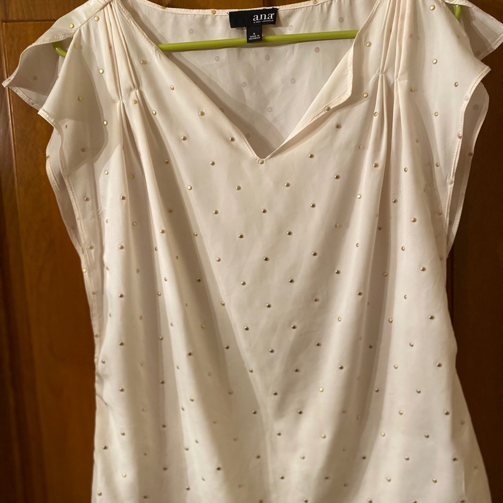 (Metal) Spotted short-sleeve shirt